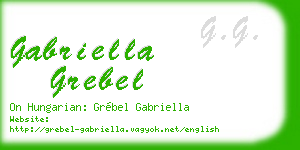 gabriella grebel business card